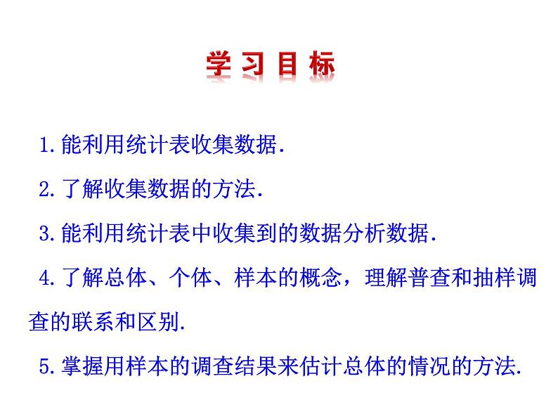 5.1数据的收集与抽样 课件 湘教版初中数学七年级上册第2页