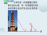 北师大版九年级数学上册《利用相似三角形测高》课件