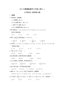 初中数学湘教版八年级上册4.1 不等式精品习题