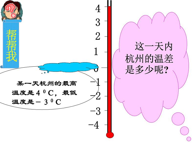 北师大版七年级数学上册 2.5 有理数减法（课件）第3页