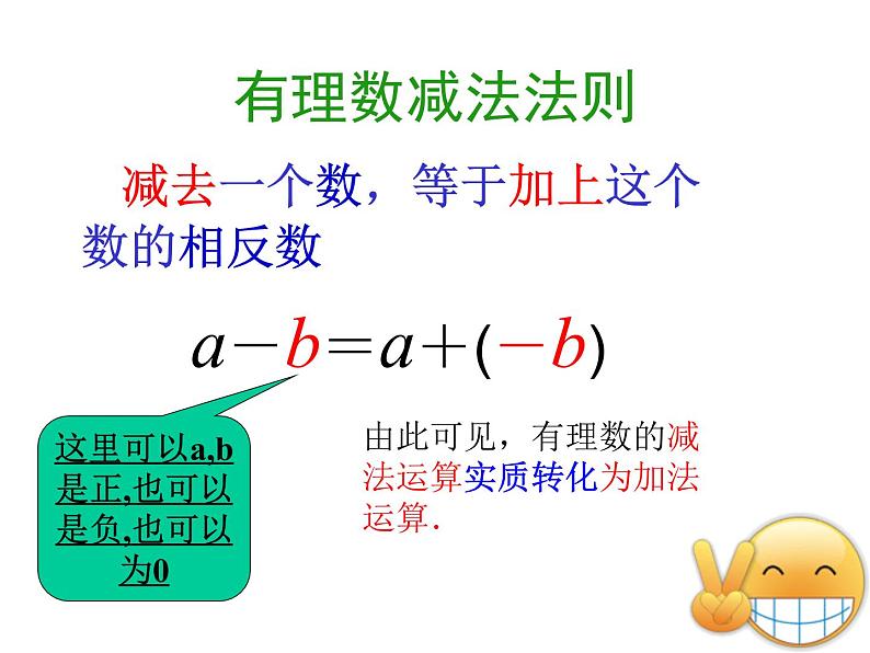 北师大版七年级数学上册 2.5 有理数减法（课件）第8页