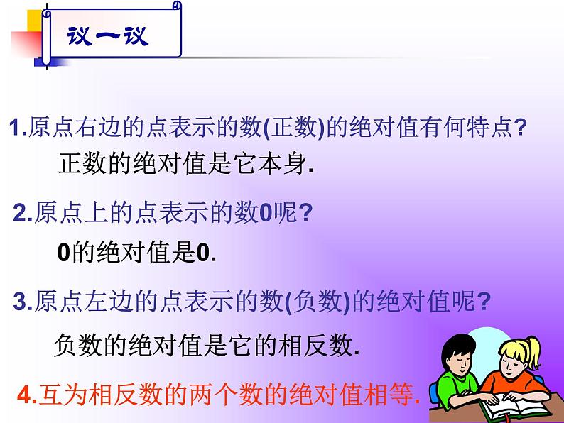 北师大版七年级数学上册 2.3 绝对值 (2)（课件）第5页