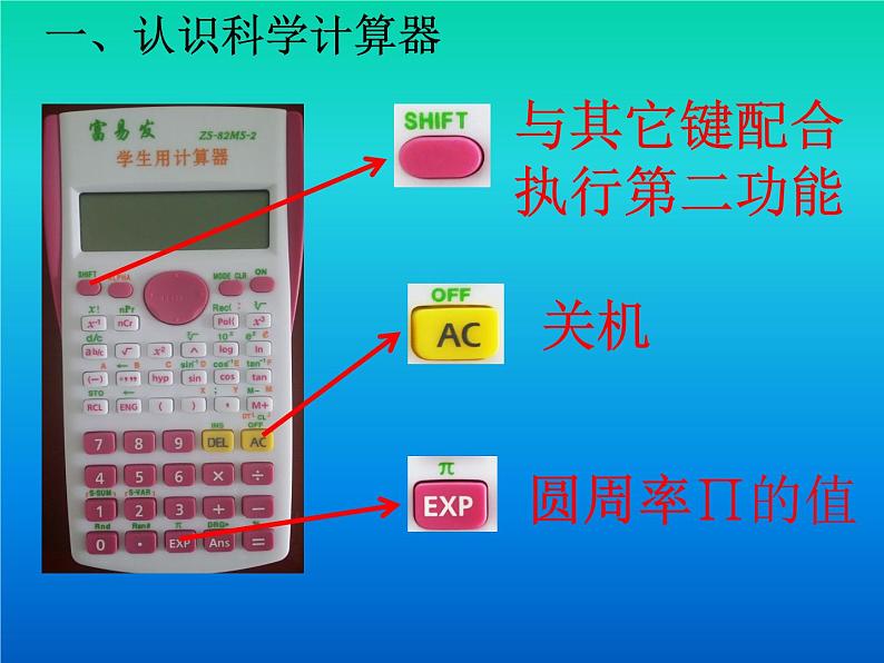 北师大版七年级数学上册 2.12 用计算器进行运算（课件）第4页