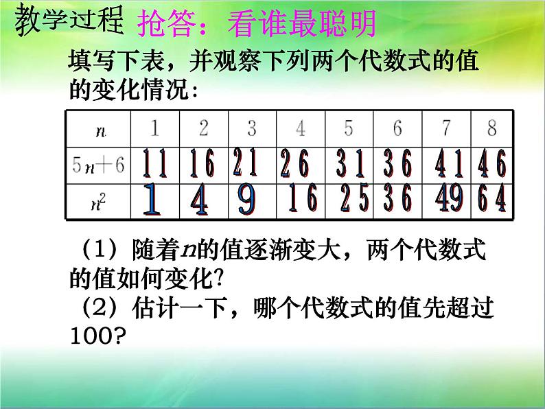 北师大版七年级数学上册 3.2 代数式求值（课件）06