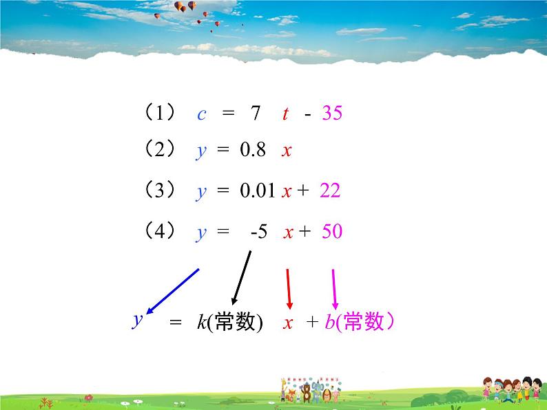 冀教版数学八年级下册  21.1一次函数第2课时【教学课件】07