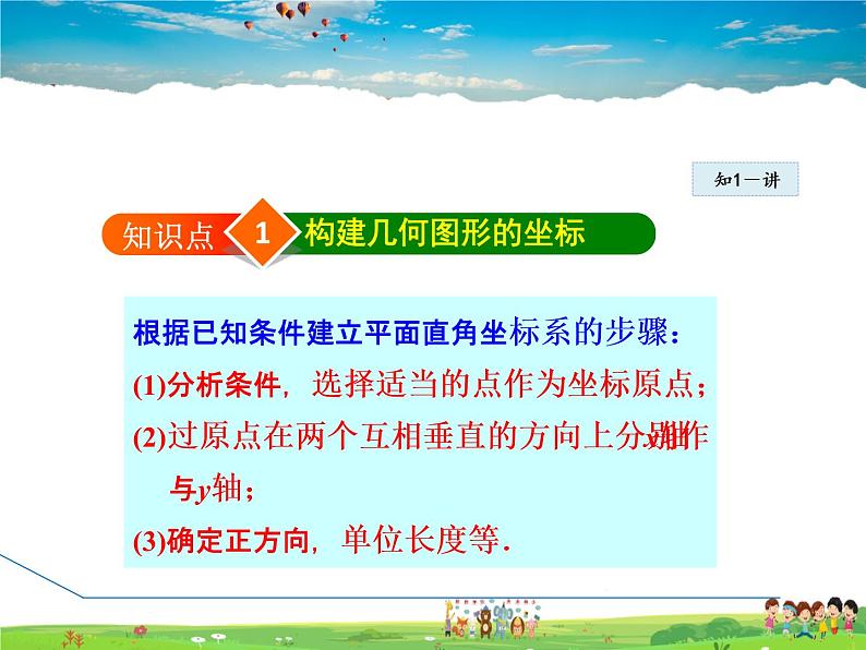 冀教版数学八年级下册 19.3坐标与图形的位置【课件】04