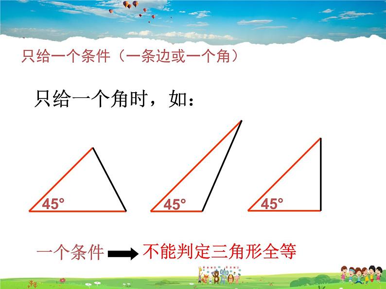 青岛版数学八年级上册   1.2怎样判定三角形全等（第1课时）【课件】第6页