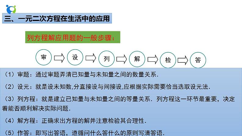 第22章 一元二次方程（章节复习） 2021-2022学年九年级数学上册（华东师大版）课件PPT07