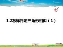 初中数学青岛版九年级上册第1章 图形的相似1.2 怎样判定三角形相似教案配套课件ppt