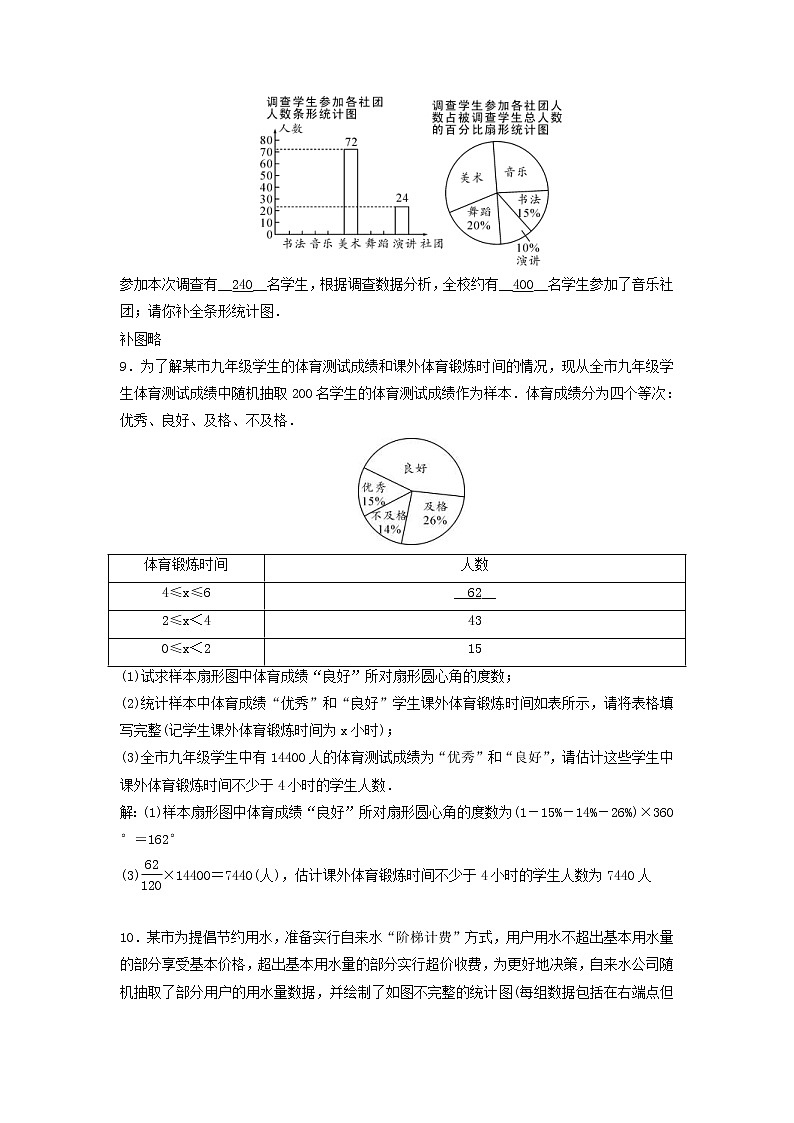 (通用版)中考数学二轮复习《数据的收集、整理与描述》专题训练题（含答案）第3页