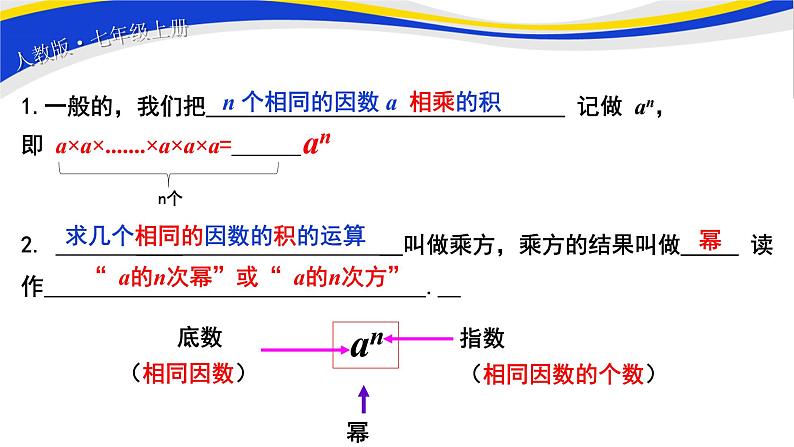 初中数学人教版七上1.5.1乘方（第1课时）课件精品第5页