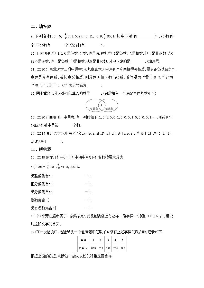 01-1　有理数练习题02