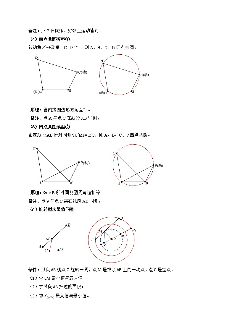 中考数学备考-挖掘隐藏辅助圆巧解几何题02