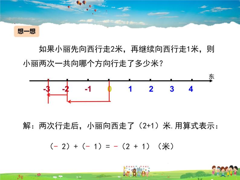 青岛版数学七年级上册  3.1 有理数的加法与减法 第1课时课件PPT05