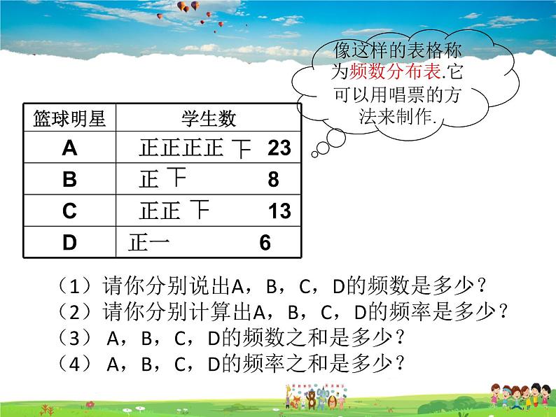 青岛版数学九年级下册  6.2频数与频率课件PPT05