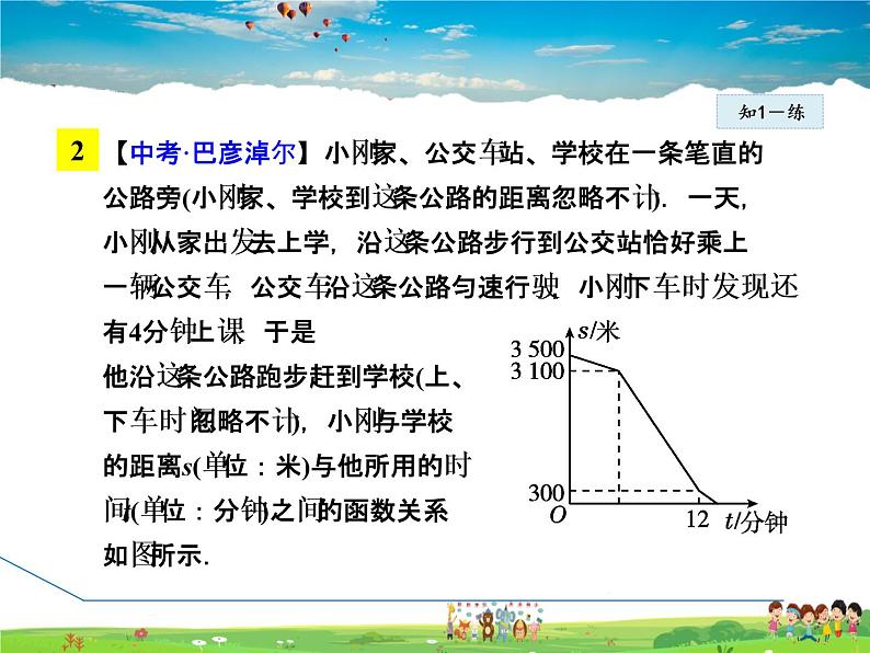 人教版数学八年级下册  19.2.6  含一个一次函数（图象）的应用【课件】08