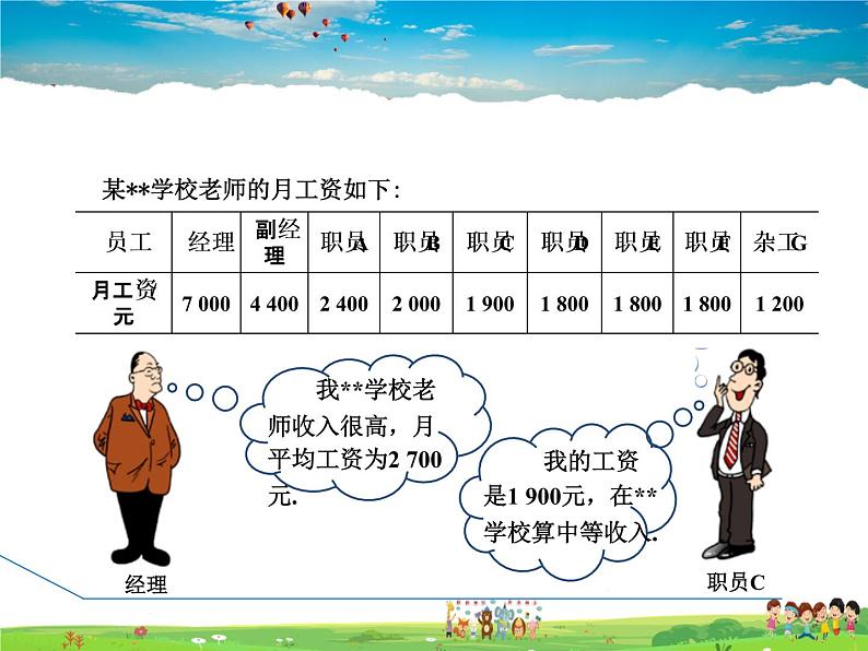 人教版数学八年级下册  20.1.4  中位数和众数【课件】03