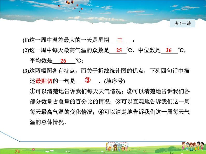 人教版数学八年级下册  20.1.5  平均数、中位数、众数“三数”的综合【课件】07