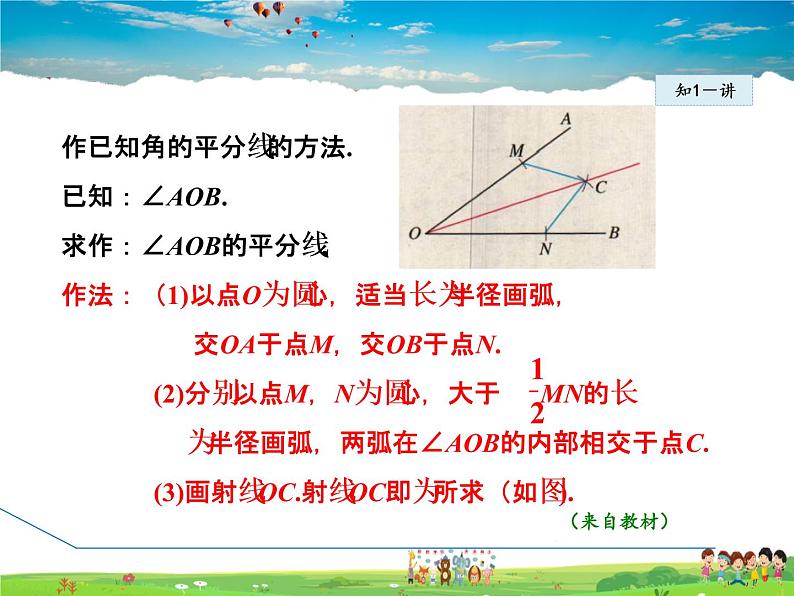 人教版数学八年级上册  12.3.1  角的平分线的性质【课件】06