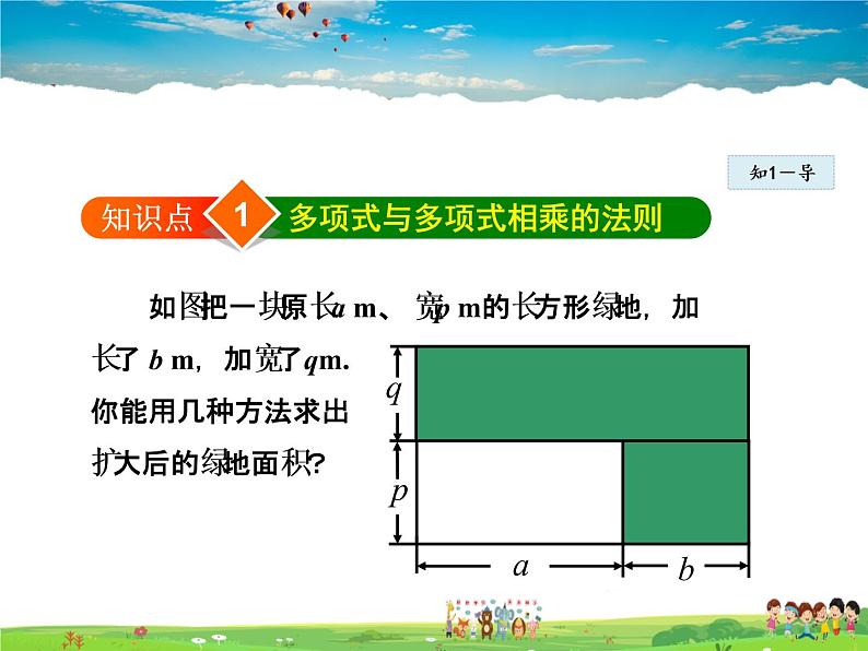 人教版数学八年级上册  14.1.6  整式的乘法——多项式与多项式相乘【课件】04