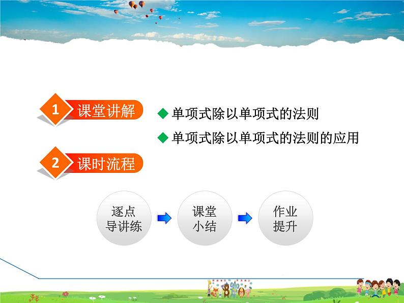 人教版数学八年级上册  14.1.8  整式的乘法——单项式除以单项式【课件】第2页