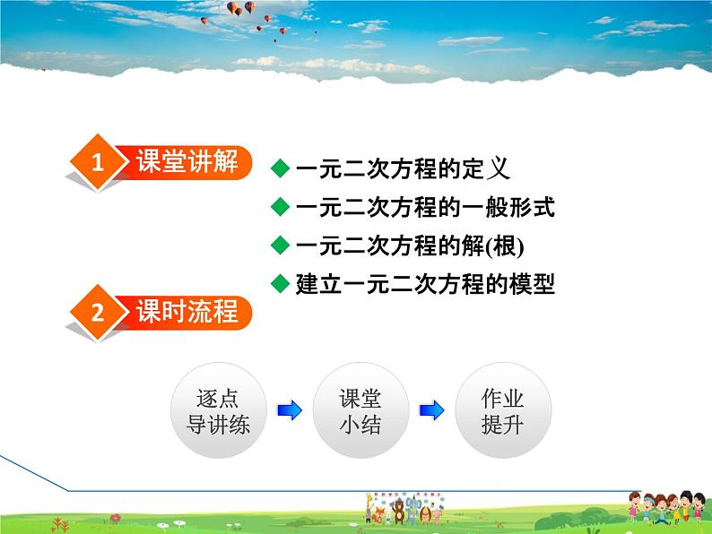 人教版数学九年级上册  21.1.1  认识一元二次方程【课件】第2页