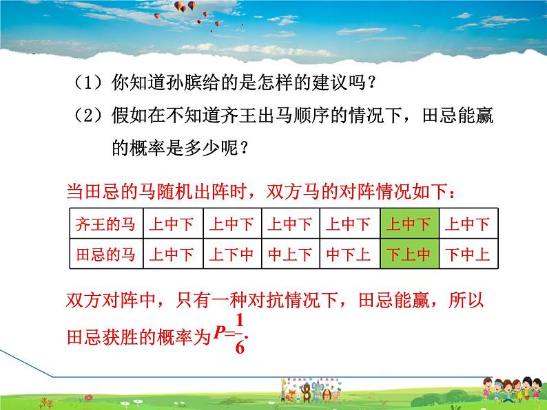 人教版数学九年级上册  25.2.2  用树状图法求概率【课件】04