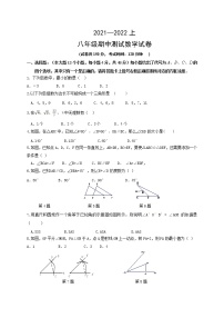 重庆市开州区2021-2022学年八年级上学期期中考试数学试题（word版 含答案）