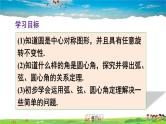 人教版数学九年级上册  24.1.3  弧、弦、圆心角【课件】