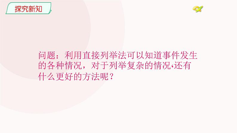 25.2用列举法求概率 人教版数学九年级上册 课件08