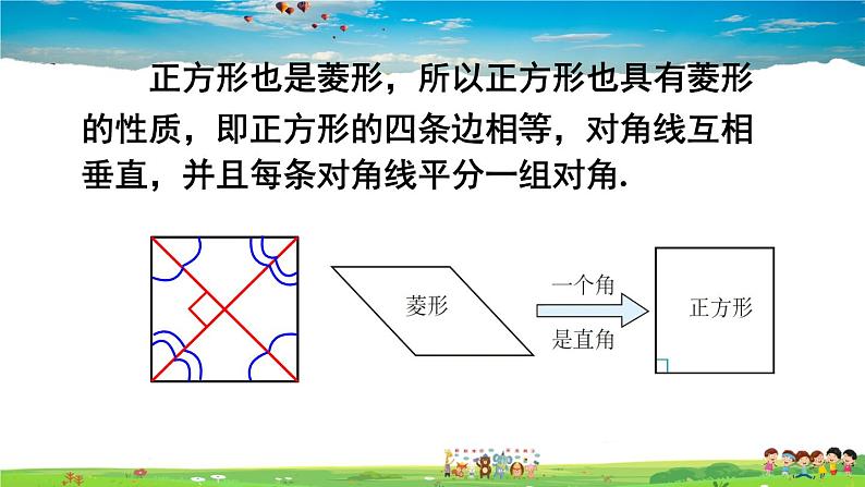 人教版数学八年级下册  18.2.3 正方形【课件】第7页