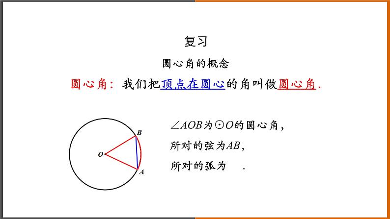 【精选备课】2021秋人教版数学九年级上册 24.1.4 圆周角（第1课时） 课件第3页