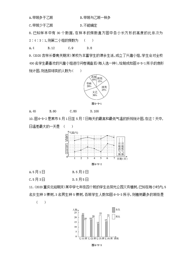 第六章本章检测-数学七年级上册北师大版第2页