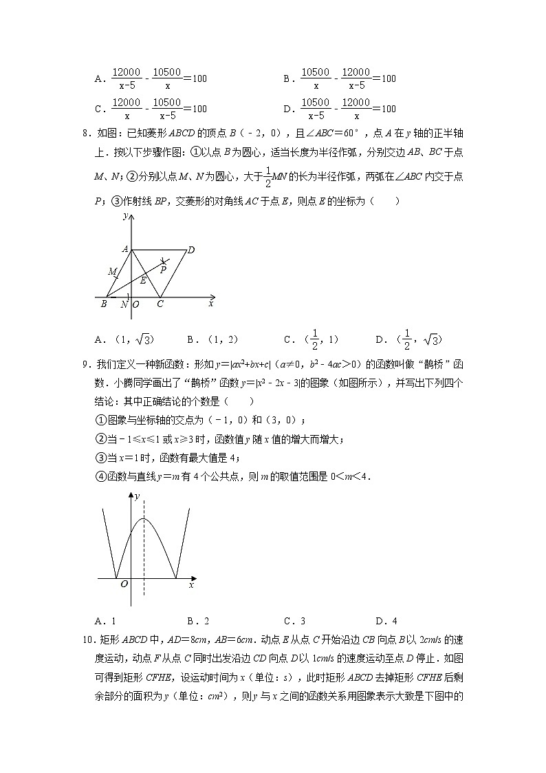 2021年河南省洛阳市中考数学一模试卷第2页