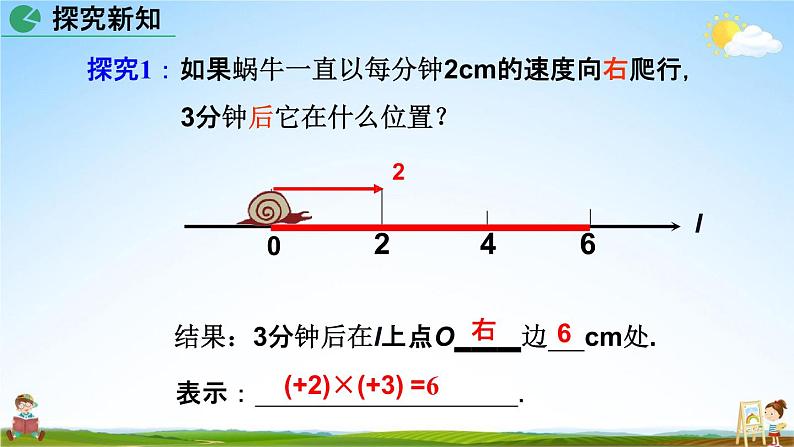 人教版七年级数学上册《1-4-1 有理数的乘法（第1课时）》教学课件PPT初一优秀公开课第6页