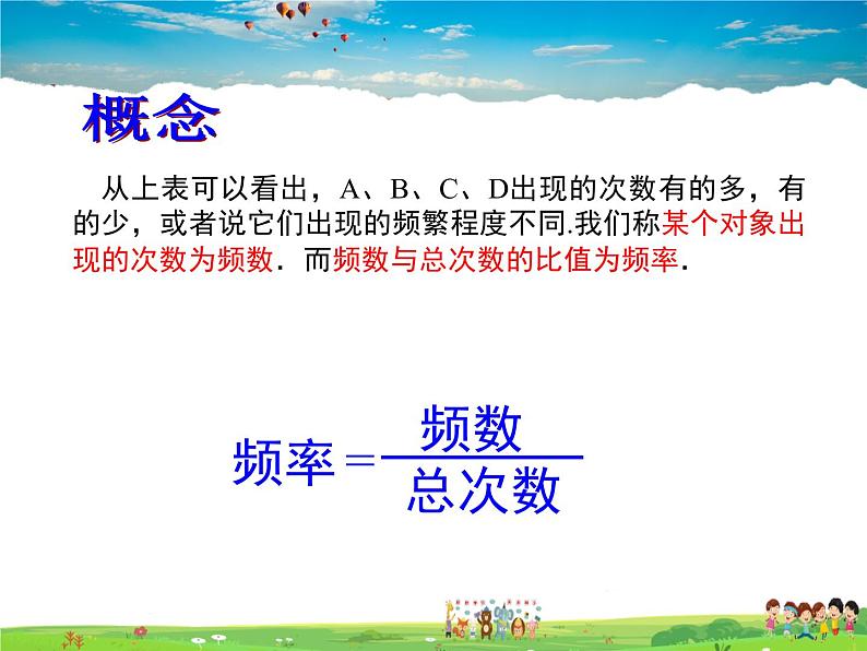 苏科版数学八年级下册  7.3  频数和频率【课件】07