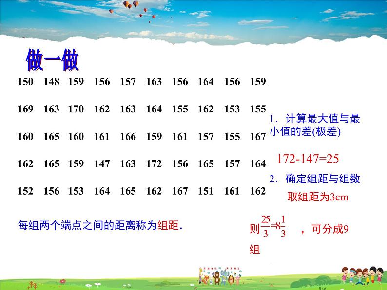 苏科版数学八年级下册  7.4  频数分布表和频数分布直方图【课件】第4页