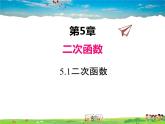 苏科版数学九年级下册  5.1二次函数【课件】