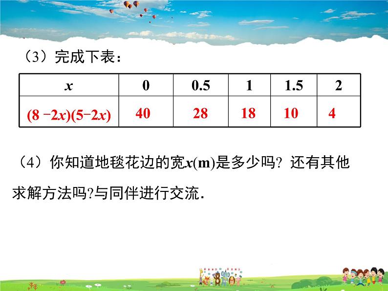 湘教版数学九年级上册  2.1一元二次方程（第2课时）【课件】08