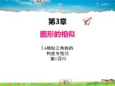 湘教版数学九年级上册  3.4相似三角形的判定与性质（第5课时）【课件】