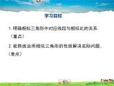 湘教版数学九年级上册  3.4相似三角形的判定与性质（第5课时）【课件】