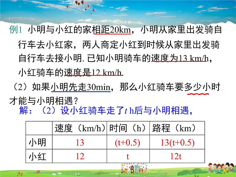 湘教版数学七年级上册  3.4一元一次方程模型的应用（第3课时）【课件】第7页