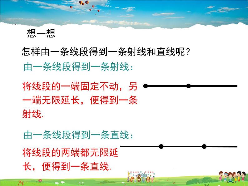 湘教版数学七年级上册  4.2线段、射线、直线（第1课时）【课件】07