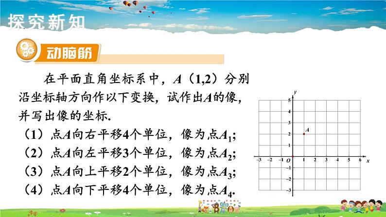 湘教版数学八年级下册  3.3 轴对称和平移的坐标表示  第2课时 简单平移的坐标表示【课件】03