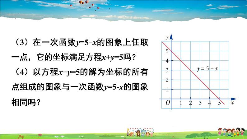 湘教版数学八年级下册  4.5 一次函数的应用  第3课时  一次函数与一次方程的联系【课件】03