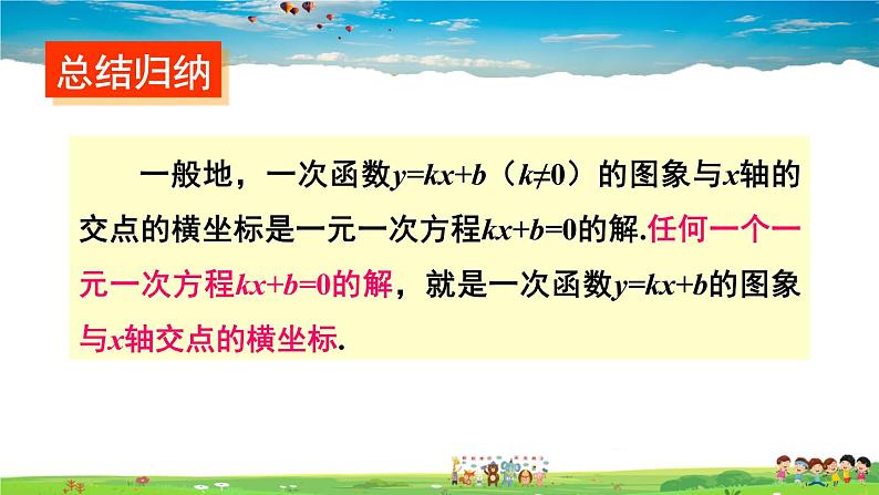 湘教版数学八年级下册  4.5 一次函数的应用  第3课时  一次函数与一次方程的联系【课件】08