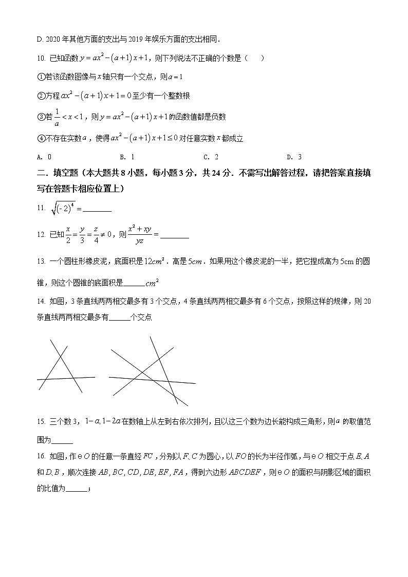 2021年黑龙江省大庆市中考数学真（原卷+解析）03
