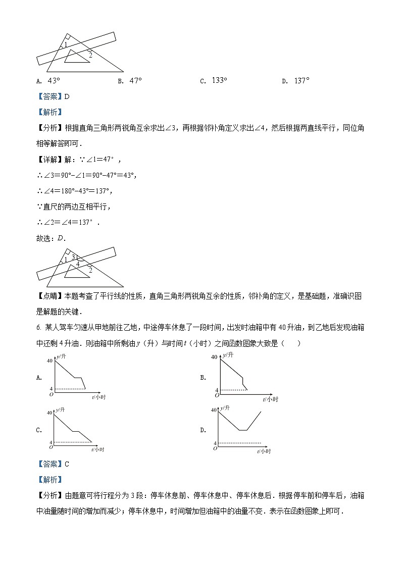 2021年黑龙江省齐齐哈尔市中考数学真（原卷+解析）03