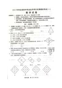 河北省邯郸市2021届九年级下学期第一次模拟考试数学试题