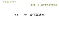 初中7.3 一元一次不等式组习题ppt课件